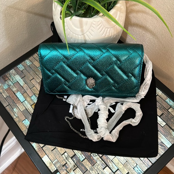 Kurt Geiger London Extra Mini Kensington Quilted Leather Wallet on a Cha… - Picture 16 of 17